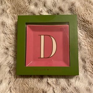 Kate Spade monogram trinket tray